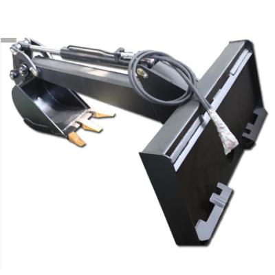 Skid Steer With Backhoe Attachment