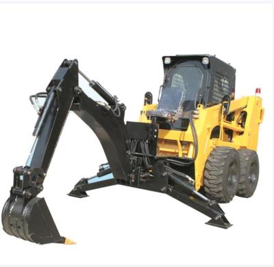 Skid Steer Loader With Backhoe