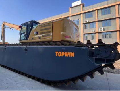 Amphibious Excavator Cat